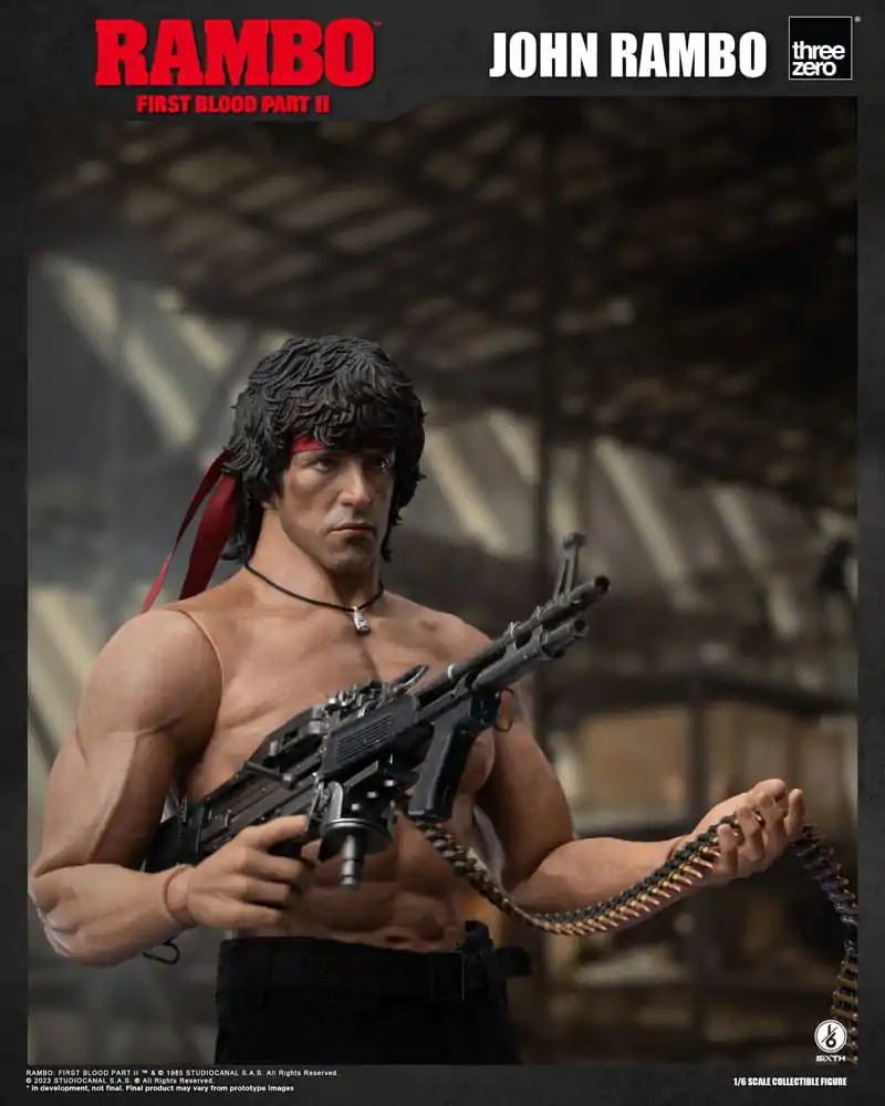 Figurină de acțiune Rambo: First Blood II 1/6 John Rambo 30 cm poza produsului