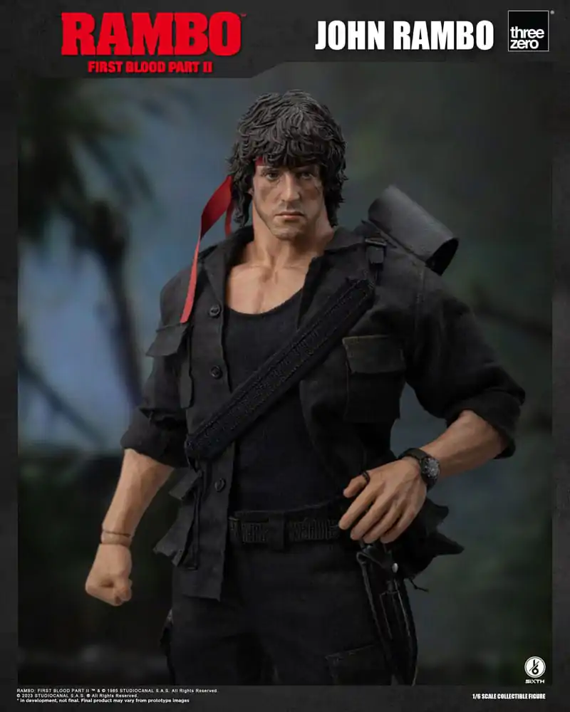 Figurină de acțiune Rambo: First Blood II 1/6 John Rambo 30 cm poza produsului