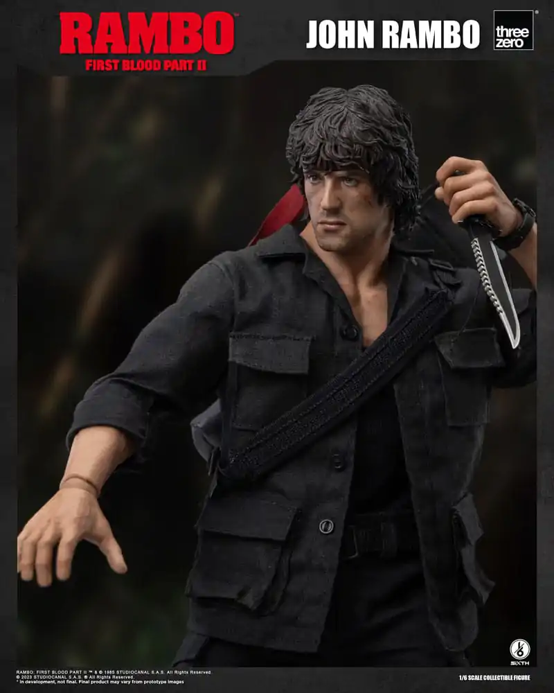 Figurină de acțiune Rambo: First Blood II 1/6 John Rambo 30 cm poza produsului