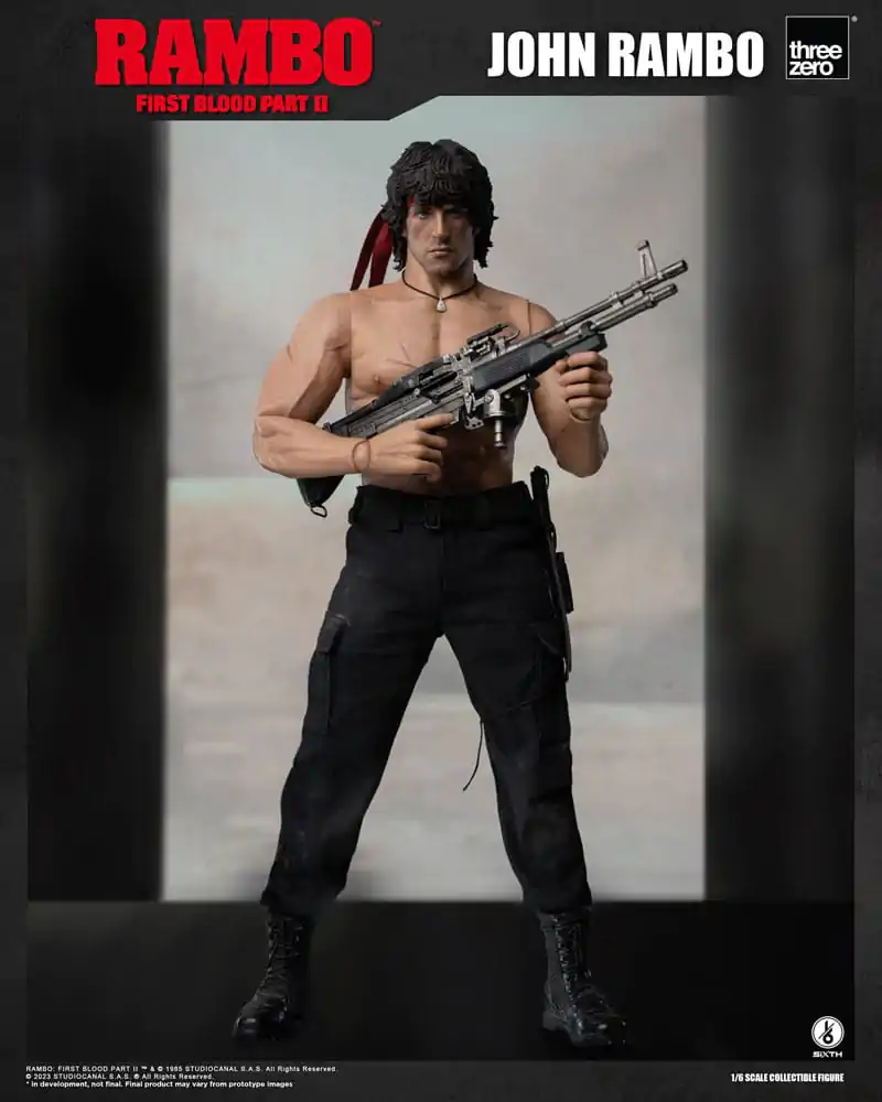 Figurină de acțiune Rambo: First Blood II 1/6 John Rambo 30 cm poza produsului