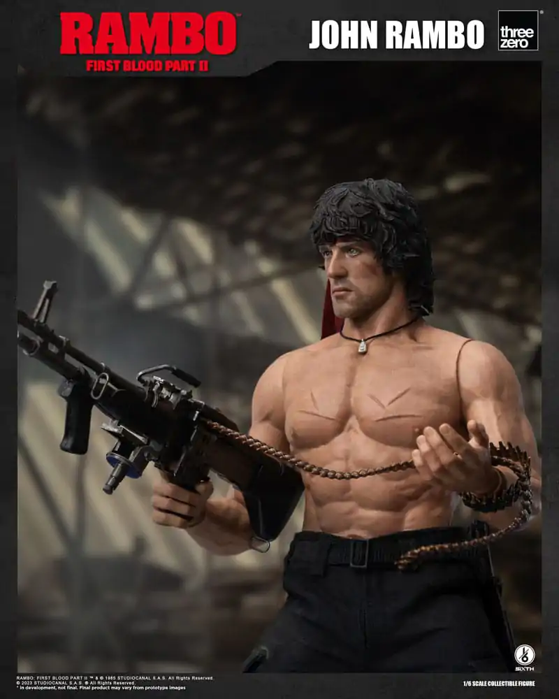Figurină de acțiune Rambo: First Blood II 1/6 John Rambo 30 cm poza produsului