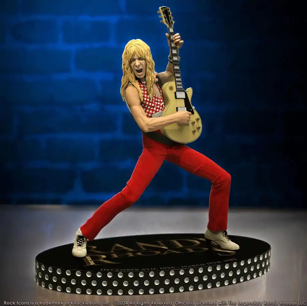 Randy Rhoads IV Rock Iconz Statuie The Early Years Red Version 24 cm poza produsului