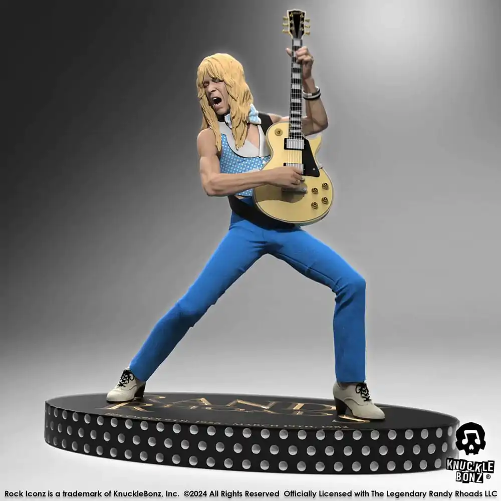 Randy Rhoads IV Rock Iconz Statuie The Early Years Blue Version 24 cm poza produsului