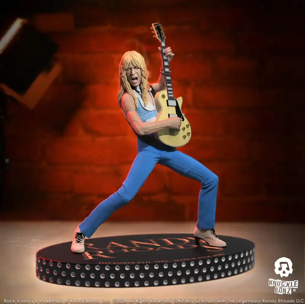 Randy Rhoads IV Rock Iconz Statuie The Early Years Blue Version 24 cm poza produsului