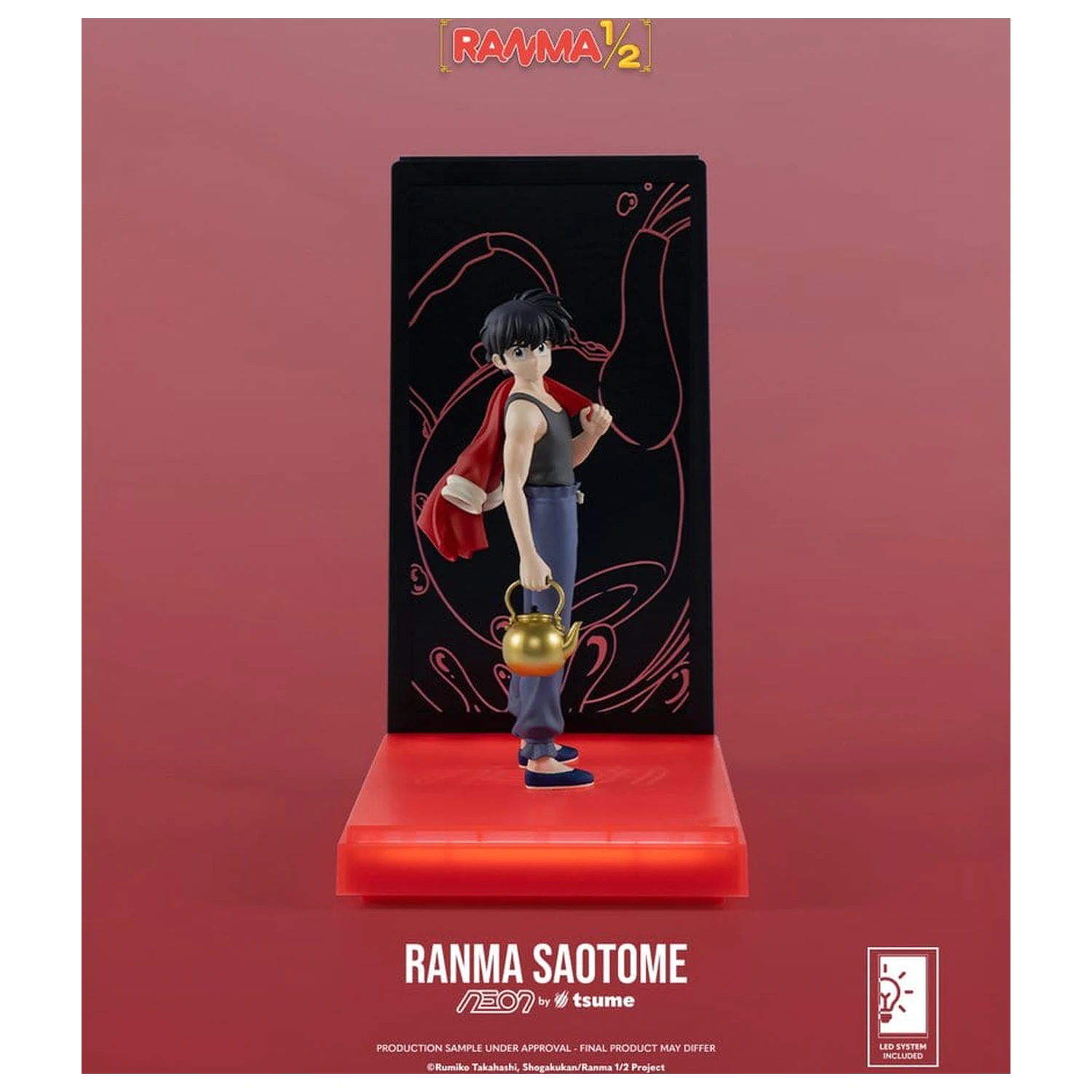 Figura neon Ranma 1/9 Ranma Saotome Boy 20 cm poza produsului