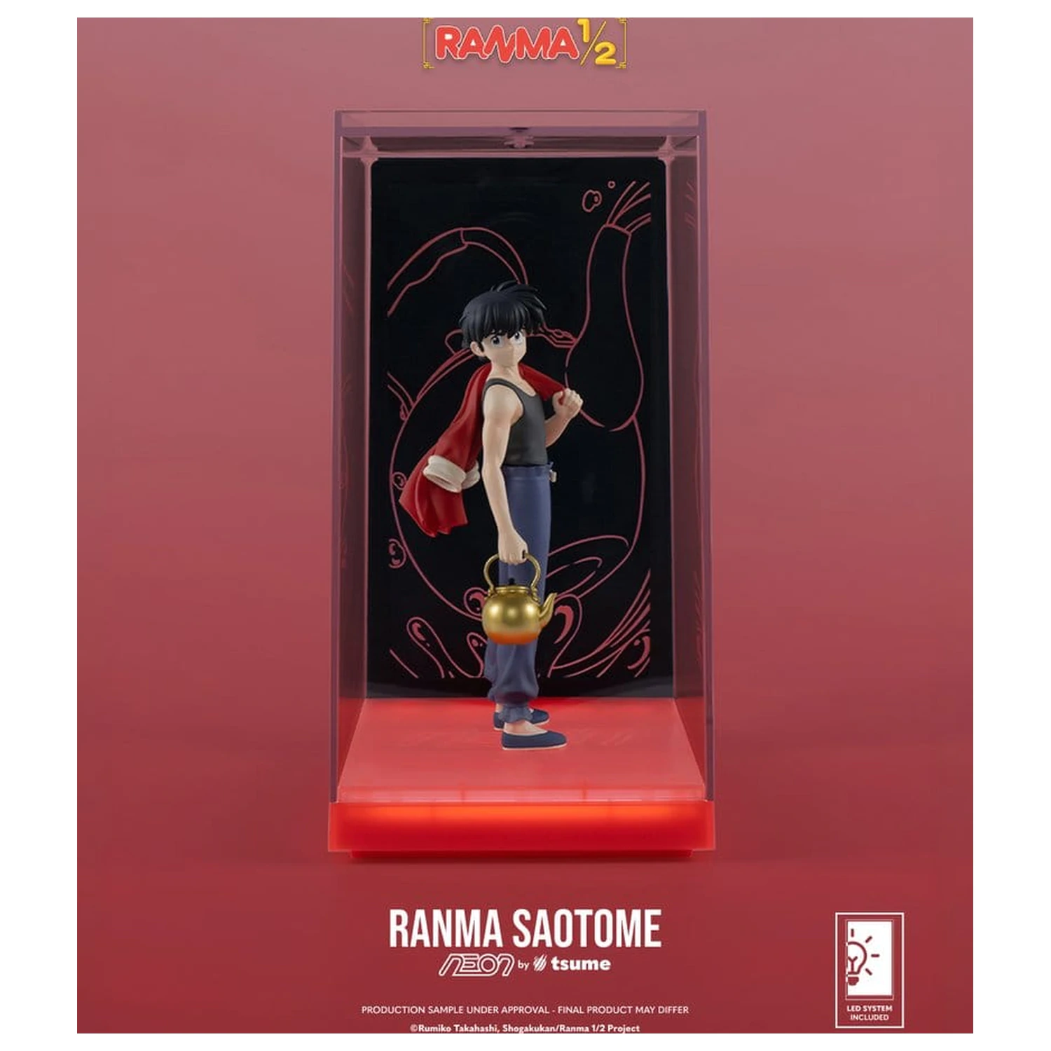 Figura neon Ranma 1/9 Ranma Saotome Boy 20 cm poza produsului