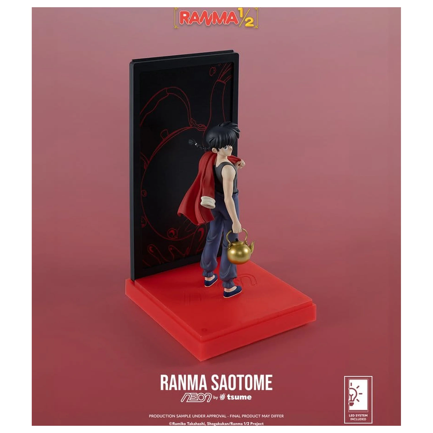 Figura neon Ranma 1/9 Ranma Saotome Boy 20 cm poza produsului