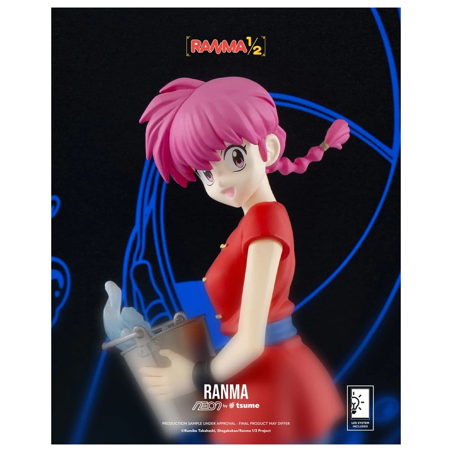 Figura neon Ranma 1/9 Ranma Saotome Girl 20 cm poza produsului