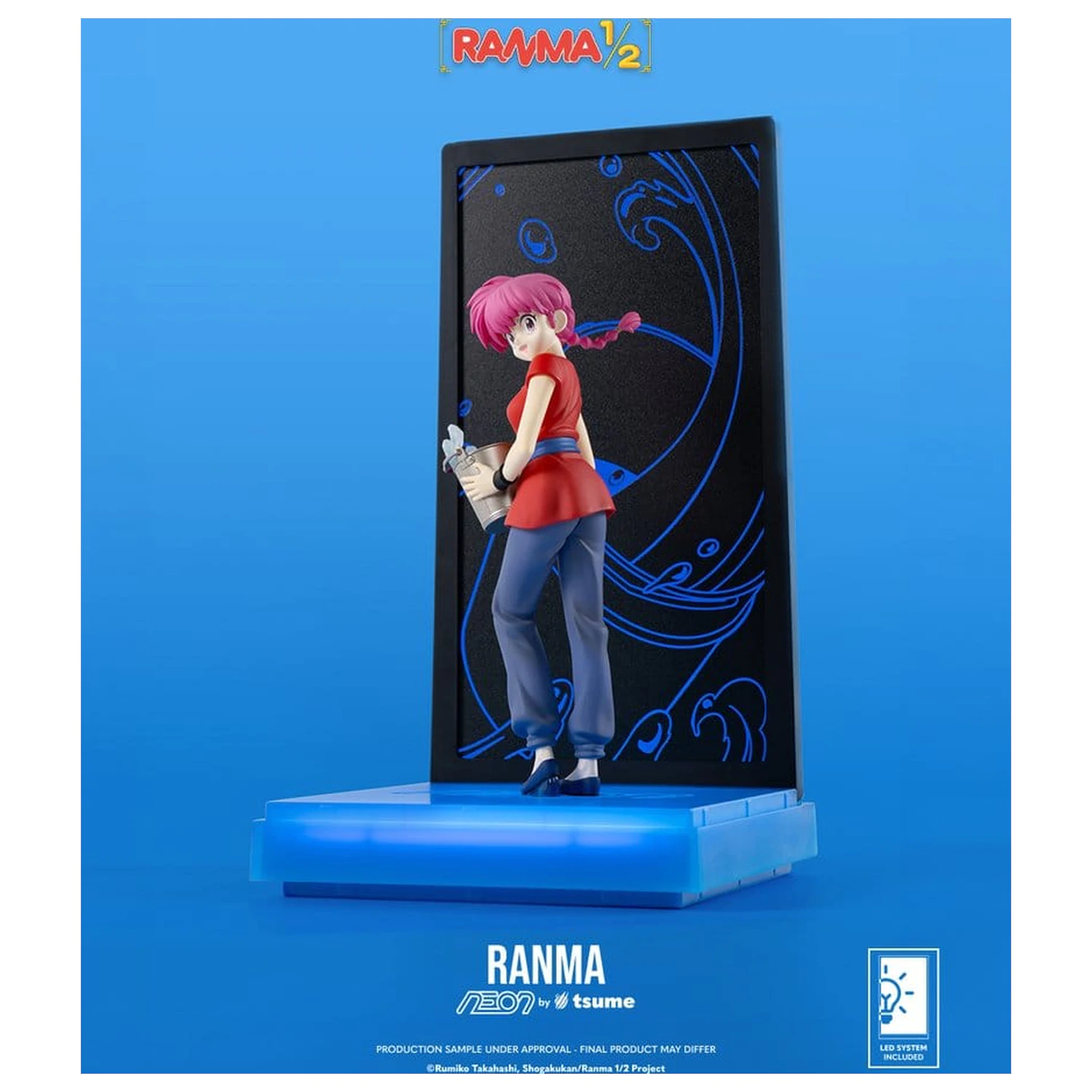 Figura neon Ranma 1/9 Ranma Saotome Girl 20 cm poza produsului