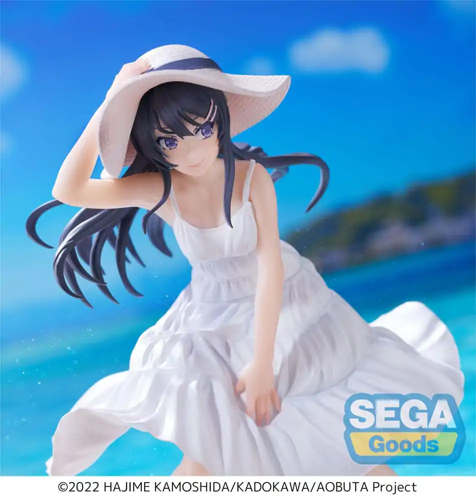 Rascal Does Not Dream of a Bunny Girl Senpai Luminasta Statuie PVC Mai Sakurajima Summer Dress 17 cm poza produsului