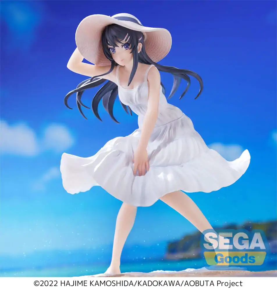 Rascal Does Not Dream of a Bunny Girl Senpai Luminasta Statuie PVC Mai Sakurajima Summer Dress 17 cm poza produsului