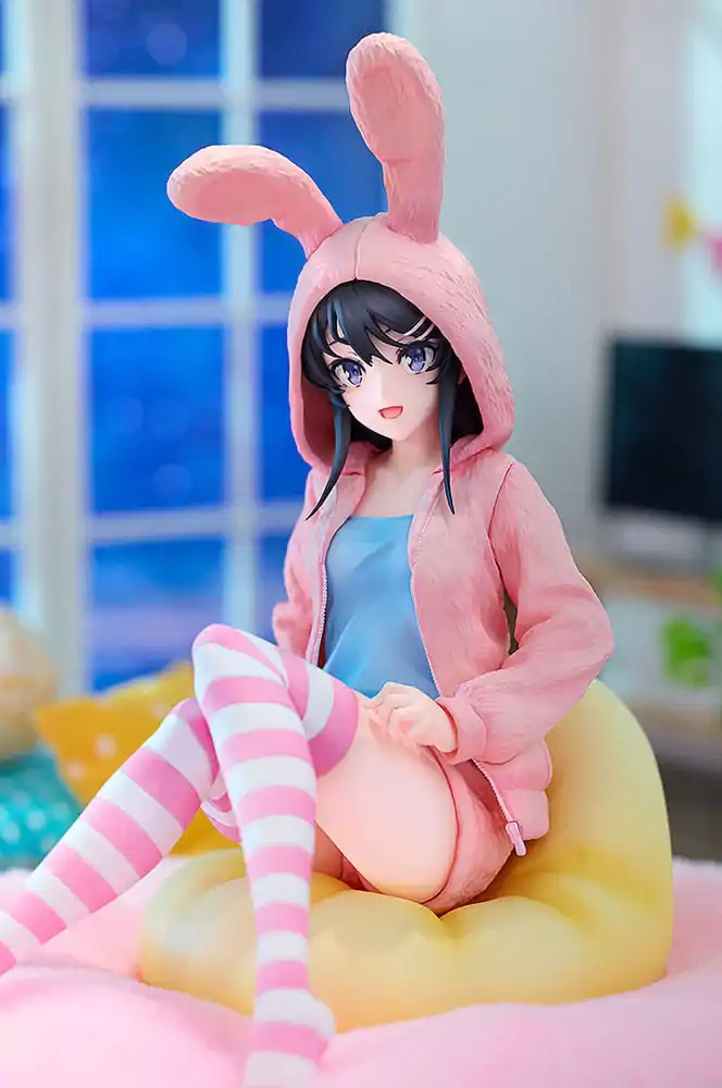 Rascal Does Not Dream of a Knapsack Kid Statuie PVC 1/7 Mai Sakurajima Hoodie Look Rabbit Ears Ver. 18 cm poza produsului