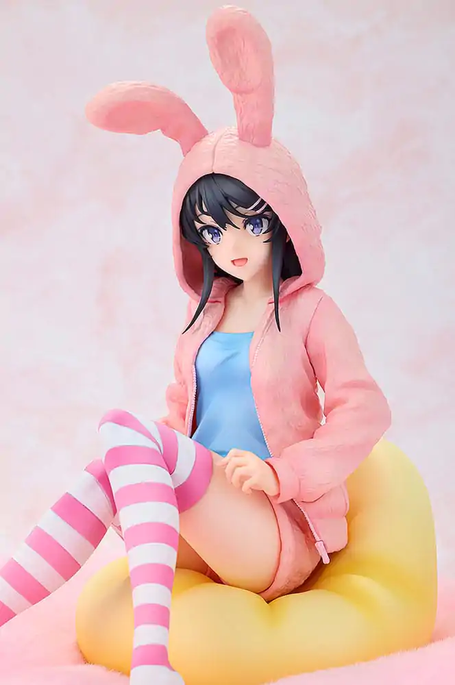 Rascal Does Not Dream of a Knapsack Kid Statuie PVC 1/7 Mai Sakurajima Hoodie Look Rabbit Ears Ver. 18 cm poza produsului