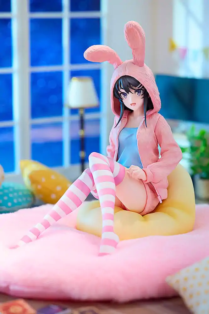 Rascal Does Not Dream of a Knapsack Kid Statuie PVC 1/7 Mai Sakurajima Hoodie Look Rabbit Ears Ver. 18 cm poza produsului