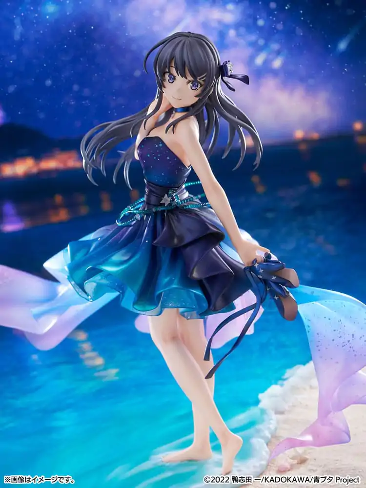 Rascal Does Not Dream of Bunny Girl Senpai Statuie PVC 1/7 Mai Sakurajima Starry night sky Ver. 25 cm poza produsului