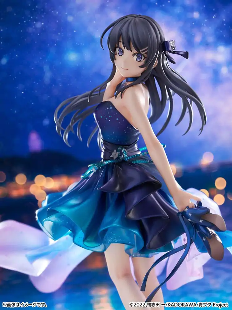 Rascal Does Not Dream of Bunny Girl Senpai Statuie PVC 1/7 Mai Sakurajima Starry night sky Ver. 25 cm poza produsului