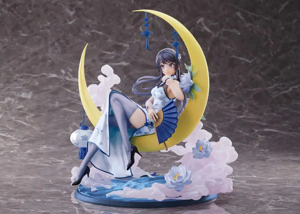 Rascal Does Not Dream of Bunny Girl Senpai statuie PVC 1/7 Mai Sakurajima White Mandarin Dress Ver. 25 cm poza produsului
