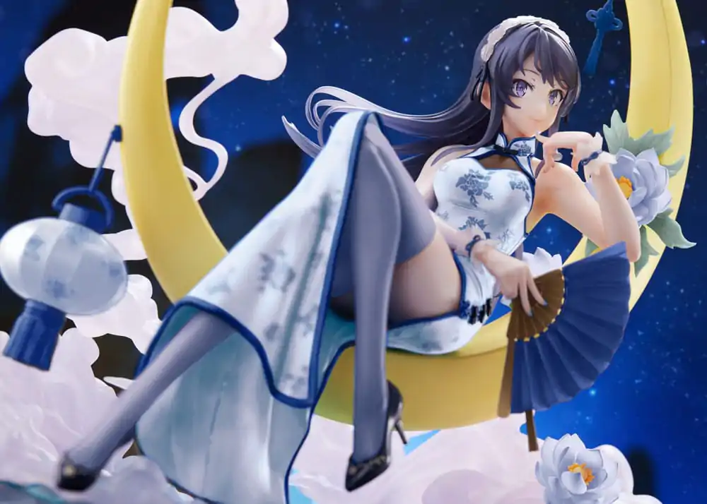 Rascal Does Not Dream of Bunny Girl Senpai statuie PVC 1/7 Mai Sakurajima White Mandarin Dress Ver. 25 cm poza produsului
