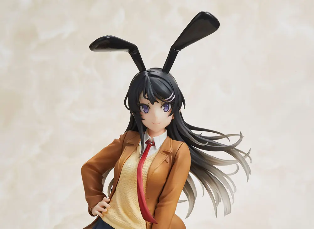 Rascal Does Not Dream of Bunny Girl Senpai Mai Sakurajima Uniformă Școlară Bunny Ver. 20 cm poza produsului