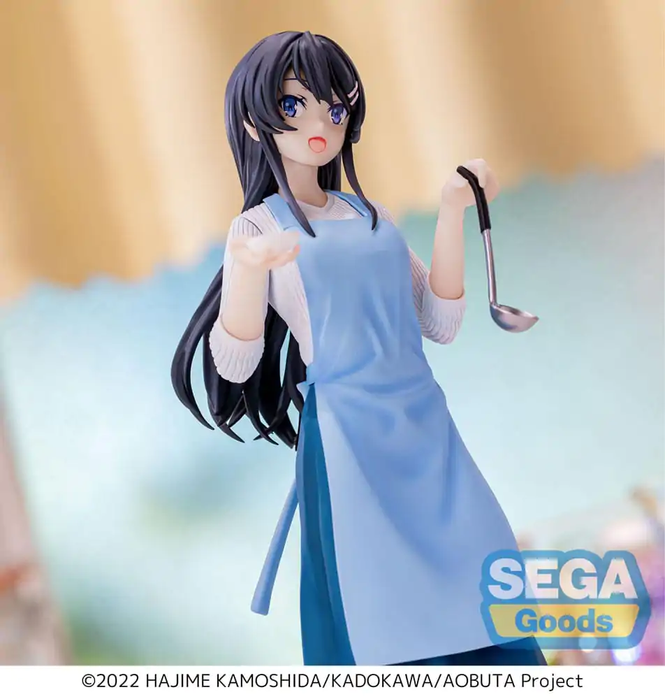 Rascal Does Not Dream of Bunny Girl Senpai Luminasta Statuie PVC Mai Sakurajima Șorț 14 cm poza produsului