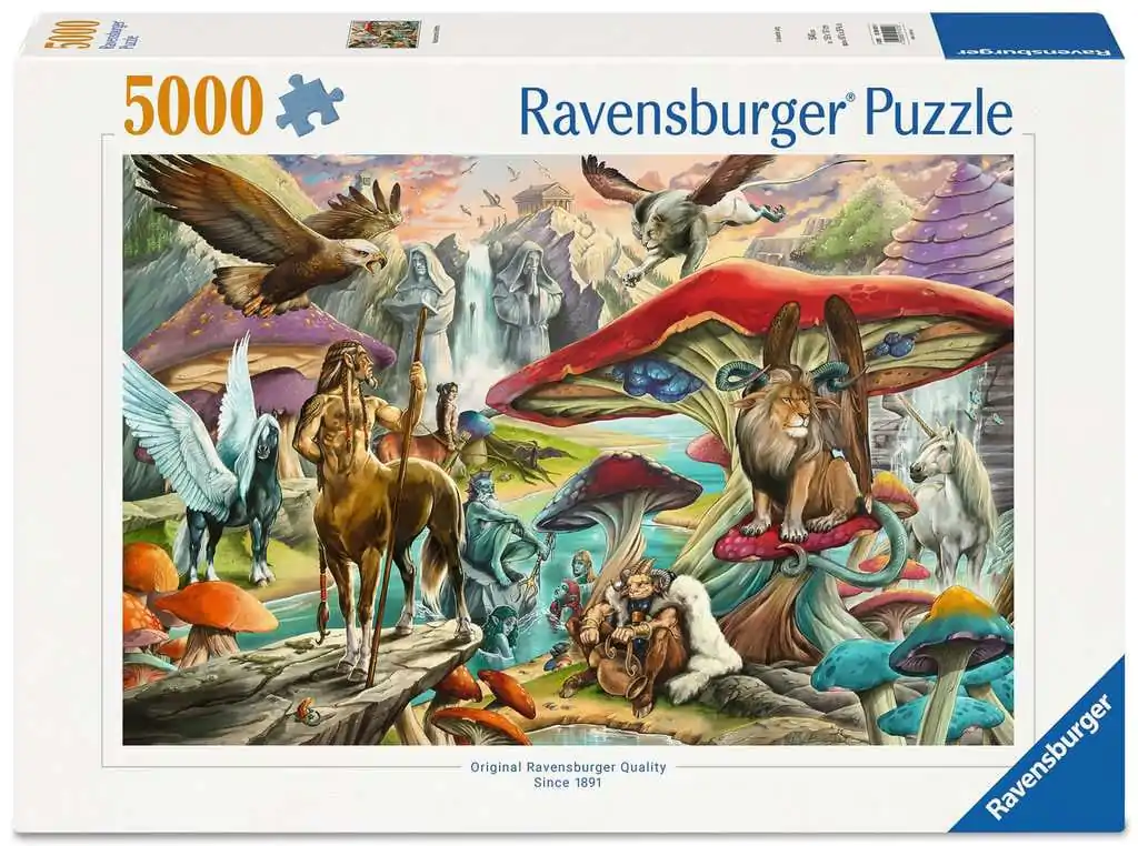 Ravensburger Puzzle Mushrooms & Myths (5000 piese) poza produsului