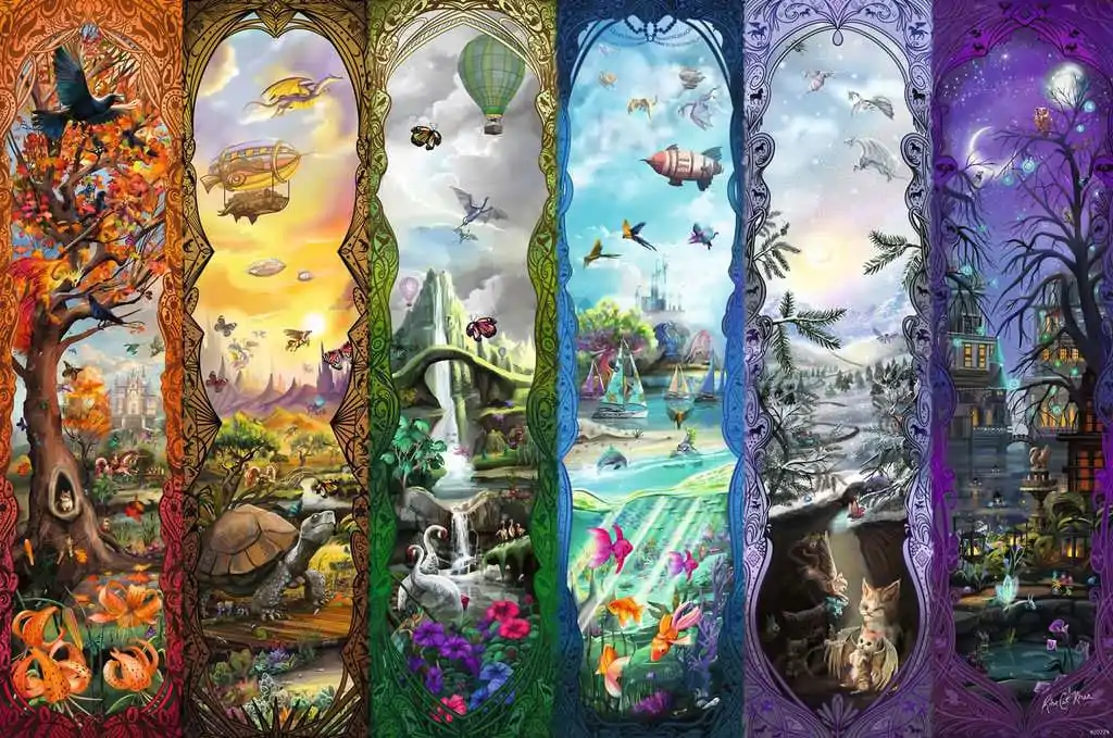 Ravensburger Puzzle The Six Portals (7000 piese) poza produsului