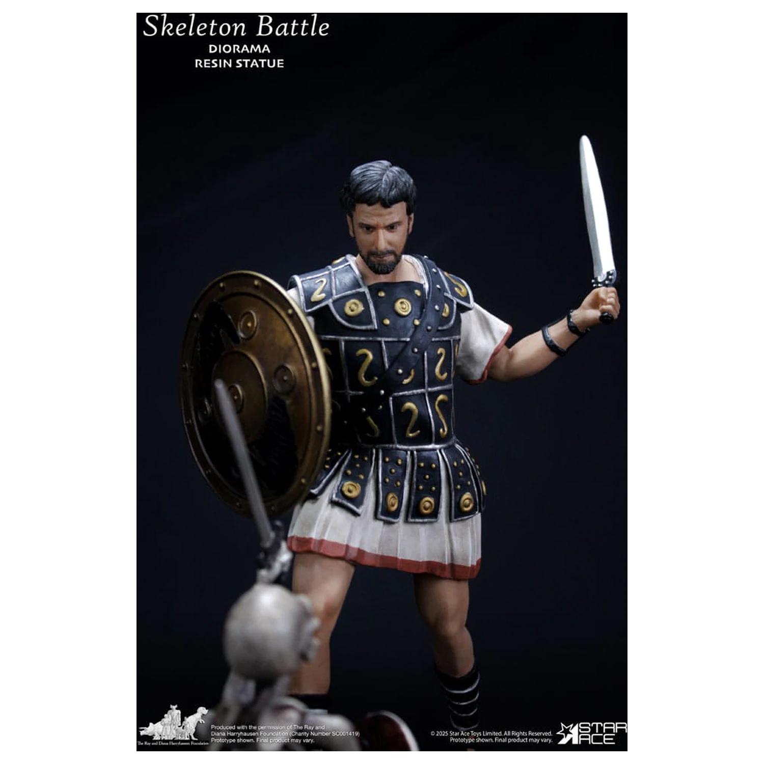 Ray Harryhausen Diorama Scena de Batalie Schelet 1/8 30 cm poza produsului