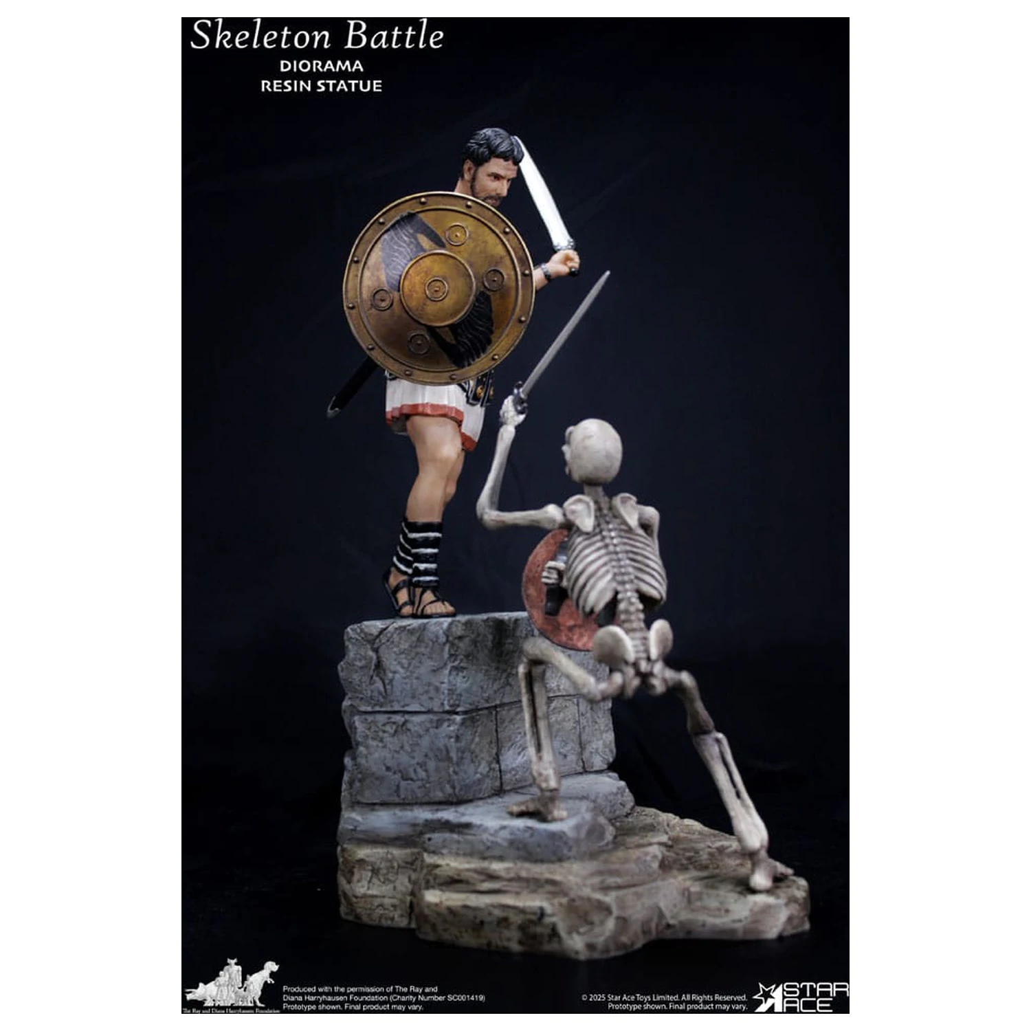 Ray Harryhausen Diorama Scena de Batalie Schelet 1/8 30 cm poza produsului