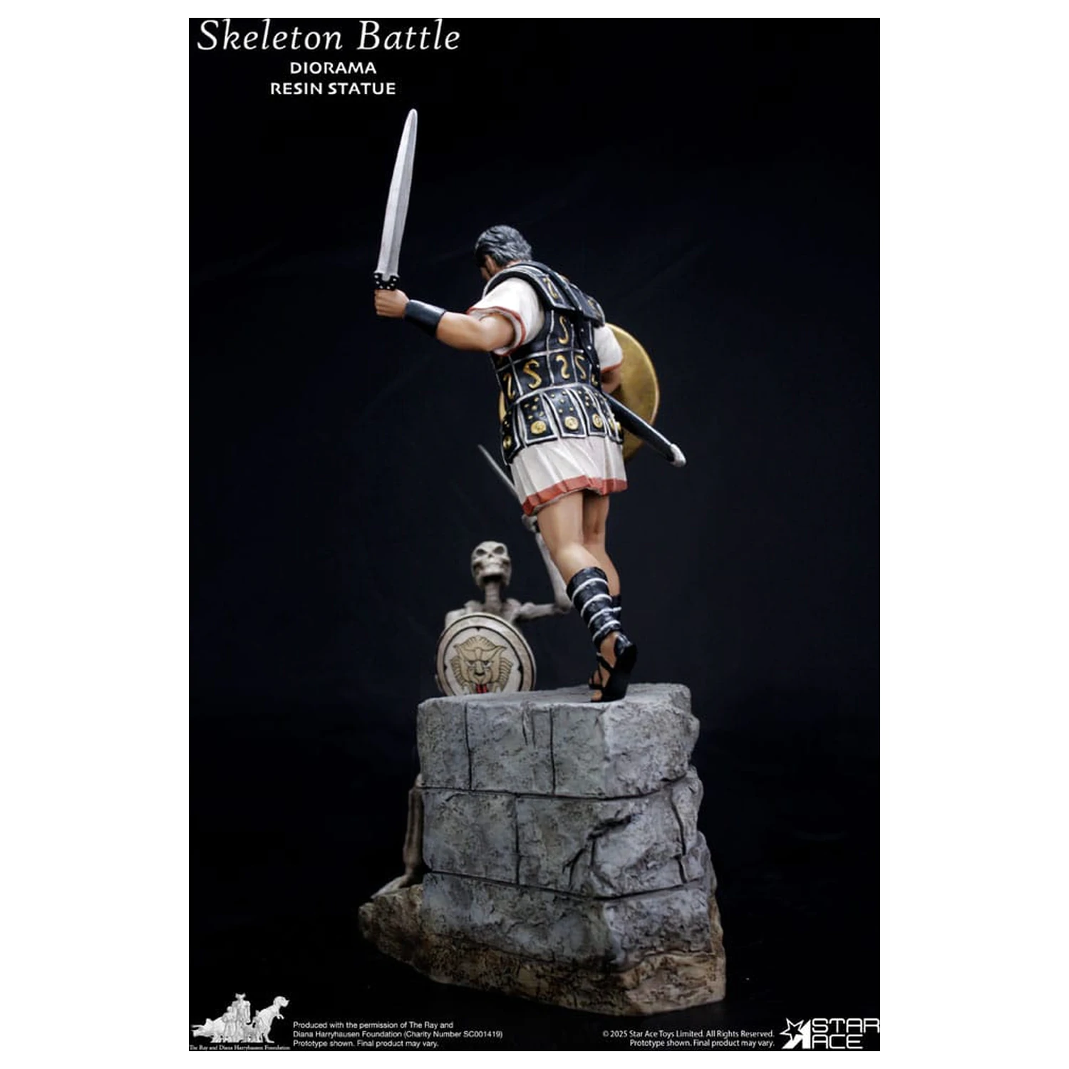 Ray Harryhausen Diorama Scena de Batalie Schelet 1/8 30 cm poza produsului