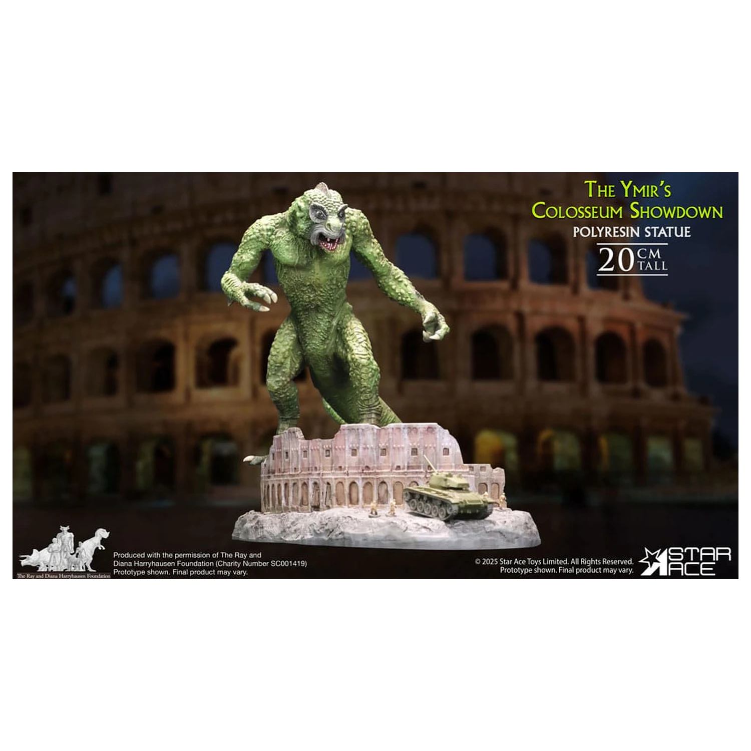 Diorama Ray Harryhausen 1/8 The Ymir's Colosseum Showdown 20 cm poza produsului