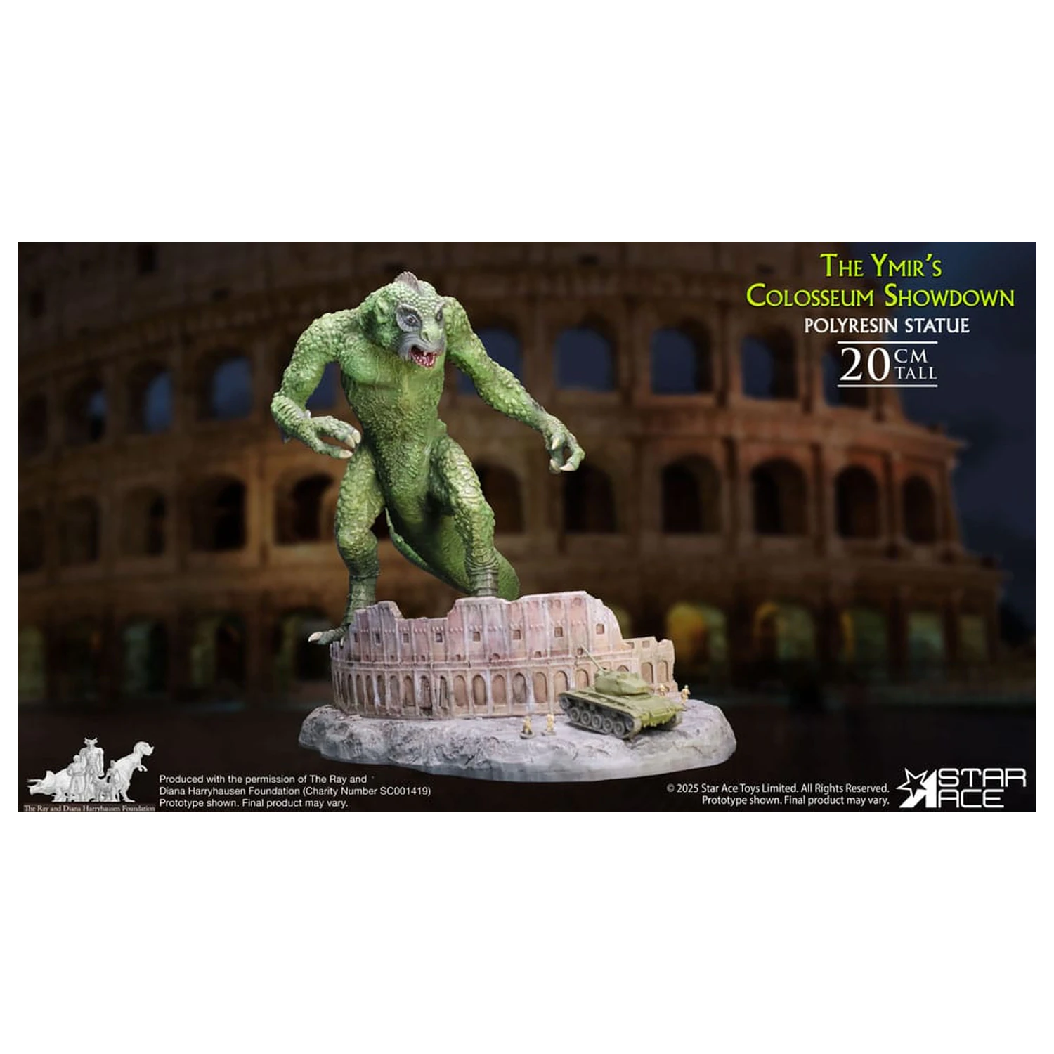 Diorama Ray Harryhausen 1/8 The Ymir's Colosseum Showdown 20 cm poza produsului