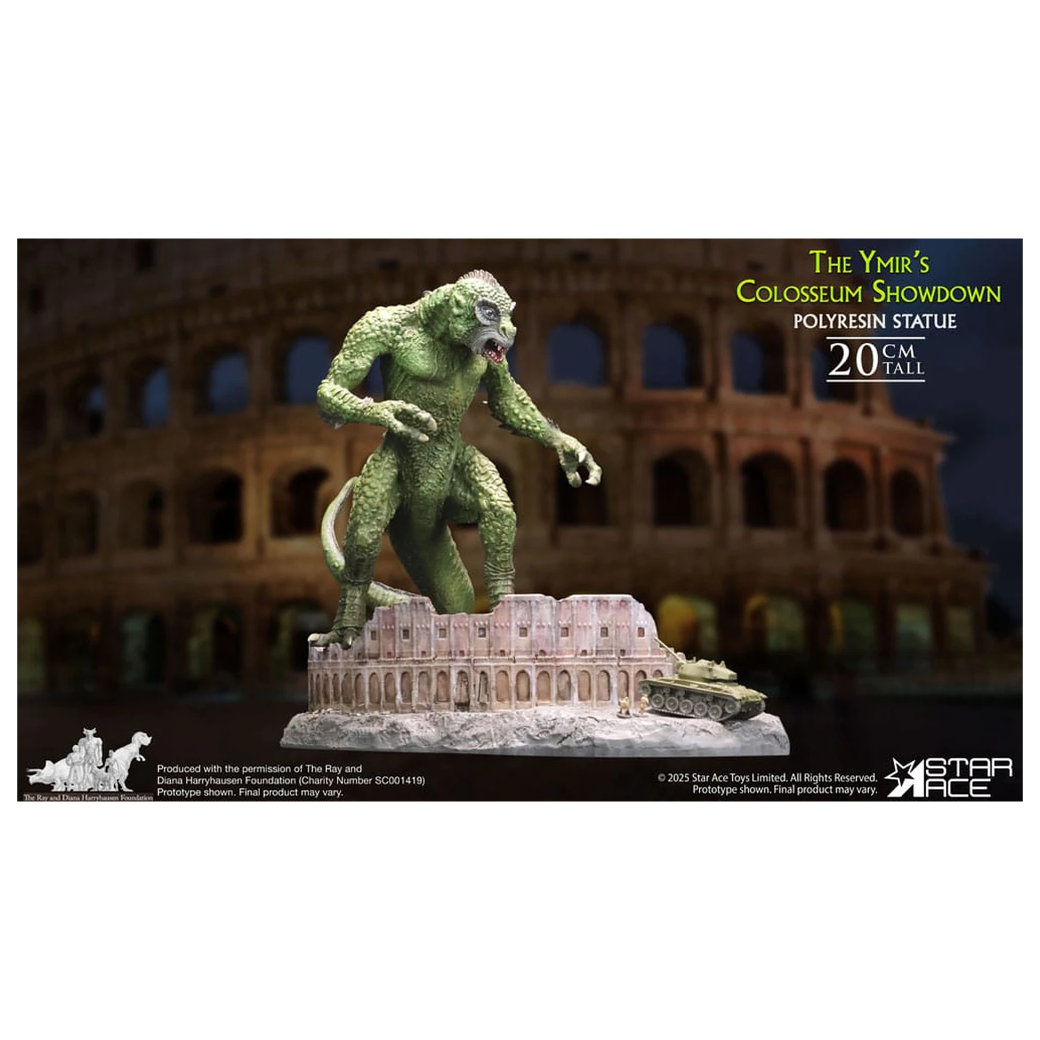 Diorama Ray Harryhausen 1/8 The Ymir's Colosseum Showdown 20 cm poza produsului