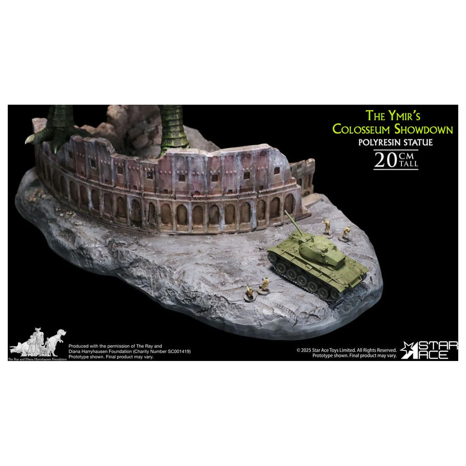 Diorama Ray Harryhausen 1/8 The Ymir's Colosseum Showdown 20 cm poza produsului