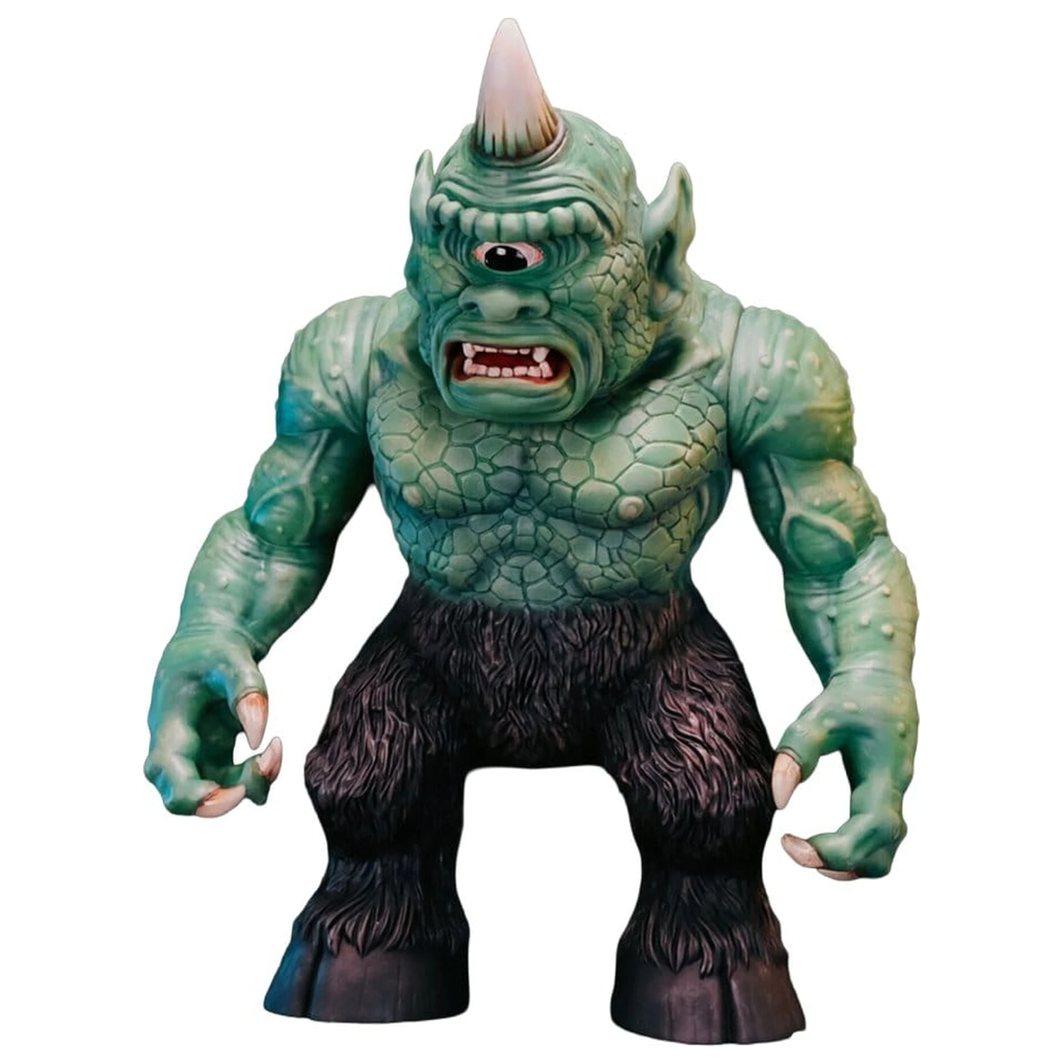 Ray Harryhausen (Art Sofubi) Figurina din vinil moale Cyclops Vintage-Stylized Japanese Movie Poster Color Ver. 25 cm poza produsului