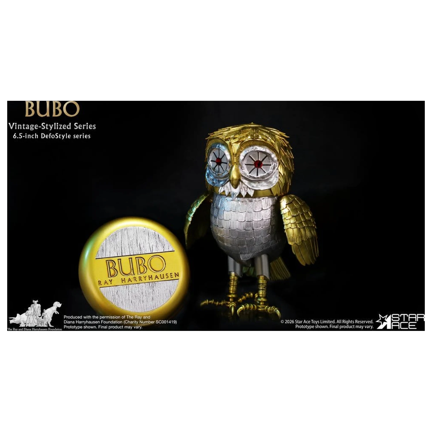 Ray Harryhausen Collection DefoStyle Statueta Soft-vinyl Bubo 17 cm poza produsului