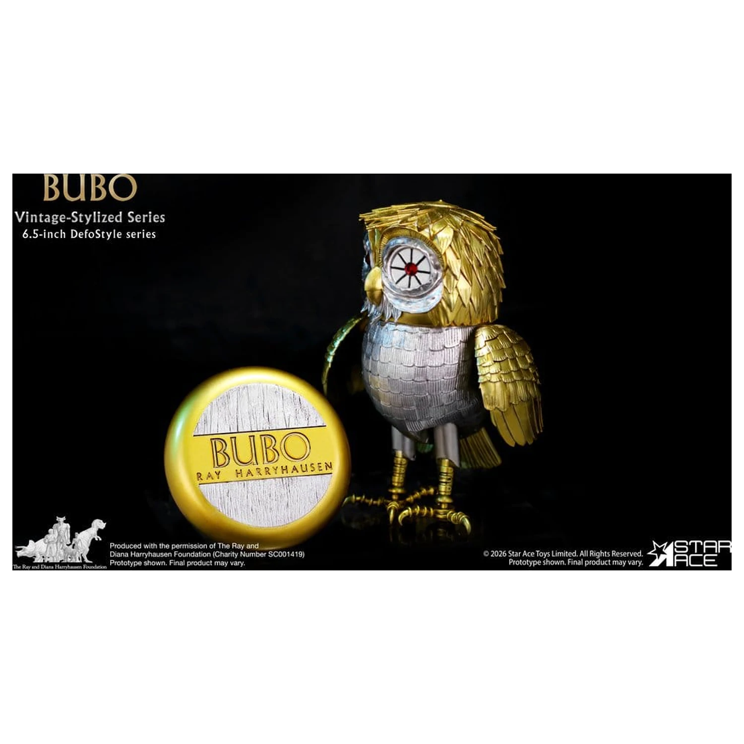 Ray Harryhausen Collection DefoStyle Statueta Soft-vinyl Bubo 17 cm poza produsului