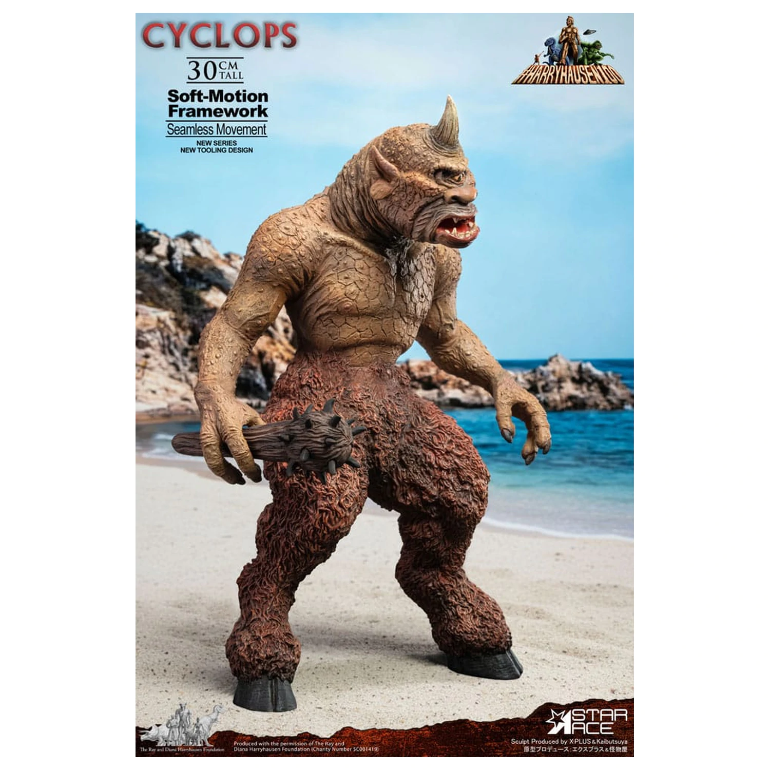 Ray Harryhausen Soft-Motion Series Statuie Cyclops 30 cm poza produsului