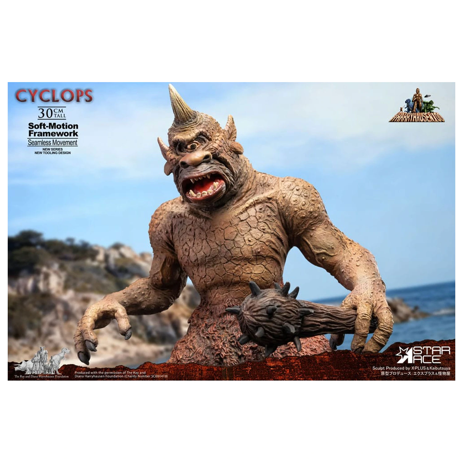 Ray Harryhausen Soft-Motion Series Statuie Cyclops 30 cm poza produsului