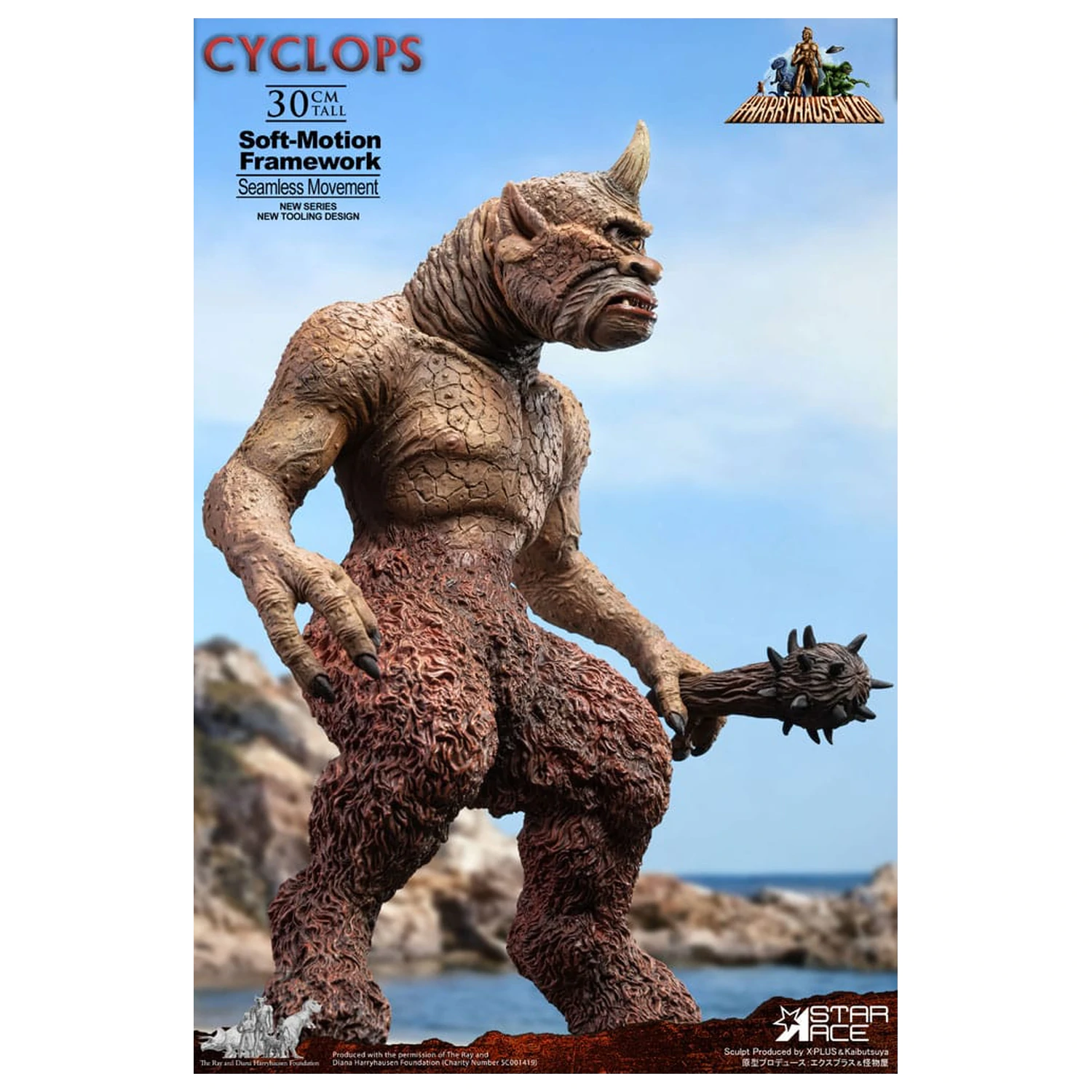 Ray Harryhausen Soft-Motion Series Statuie Cyclops 30 cm poza produsului
