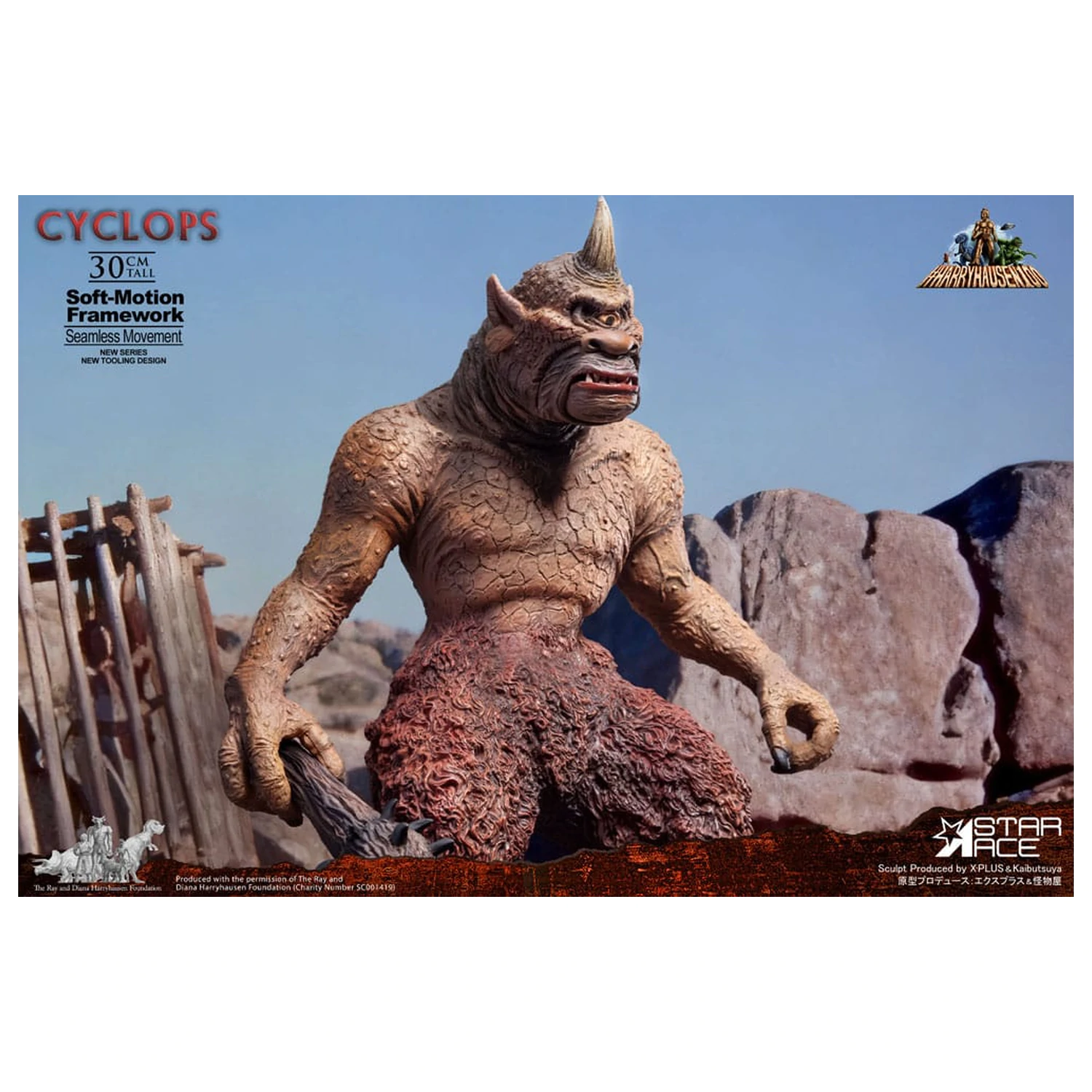 Ray Harryhausen Soft-Motion Series Statuie Cyclops 30 cm poza produsului