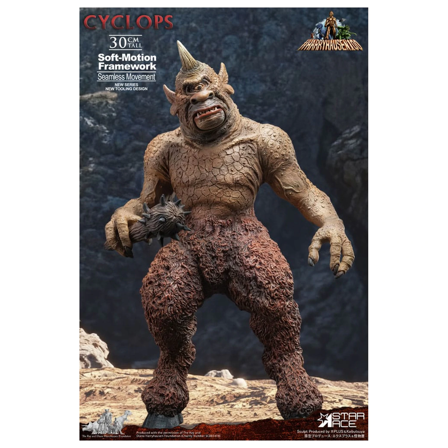 Ray Harryhausen Soft-Motion Series Statuie Cyclops 30 cm poza produsului