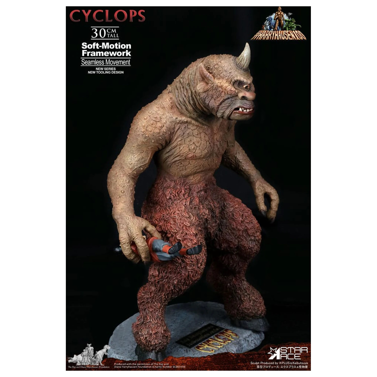 Ray Harryhausen Soft-Motion Series Statuie Cyclops 30 cm poza produsului