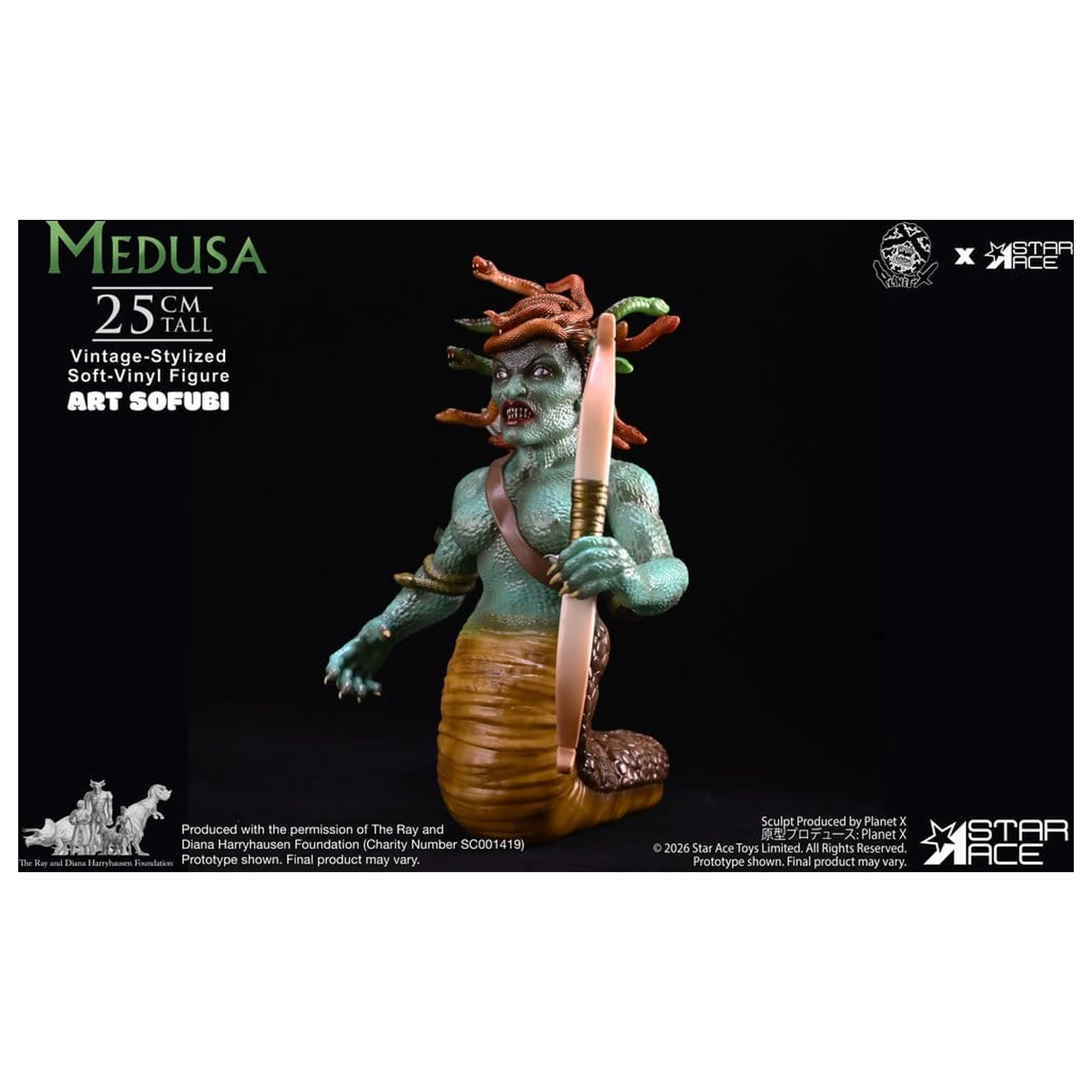 Ray Harryhausen Soft Vinyl Statuie Medusa (Vintage-Style) 25 cm poza produsului