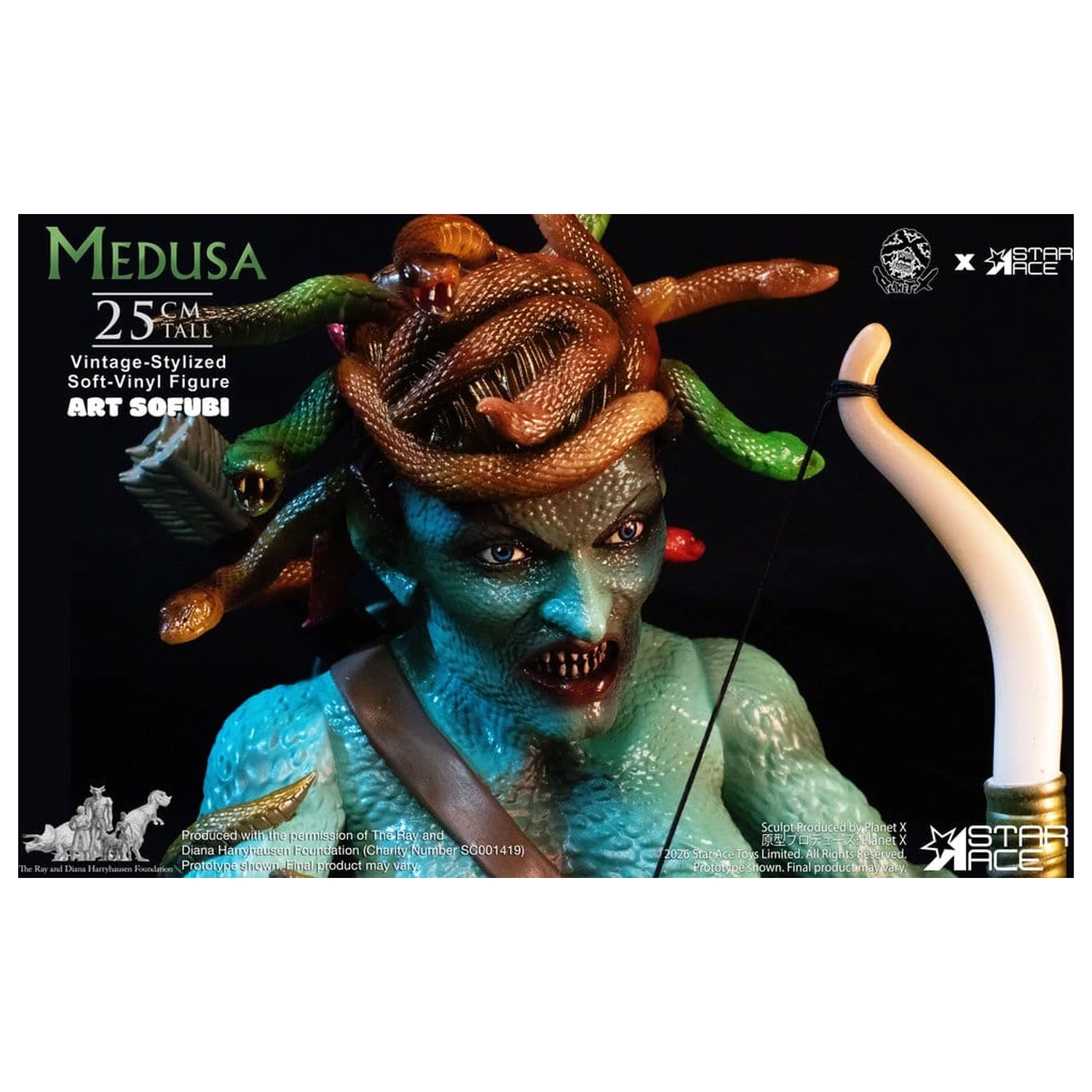 Ray Harryhausen Soft Vinyl Statuie Medusa (Vintage-Style) 25 cm poza produsului