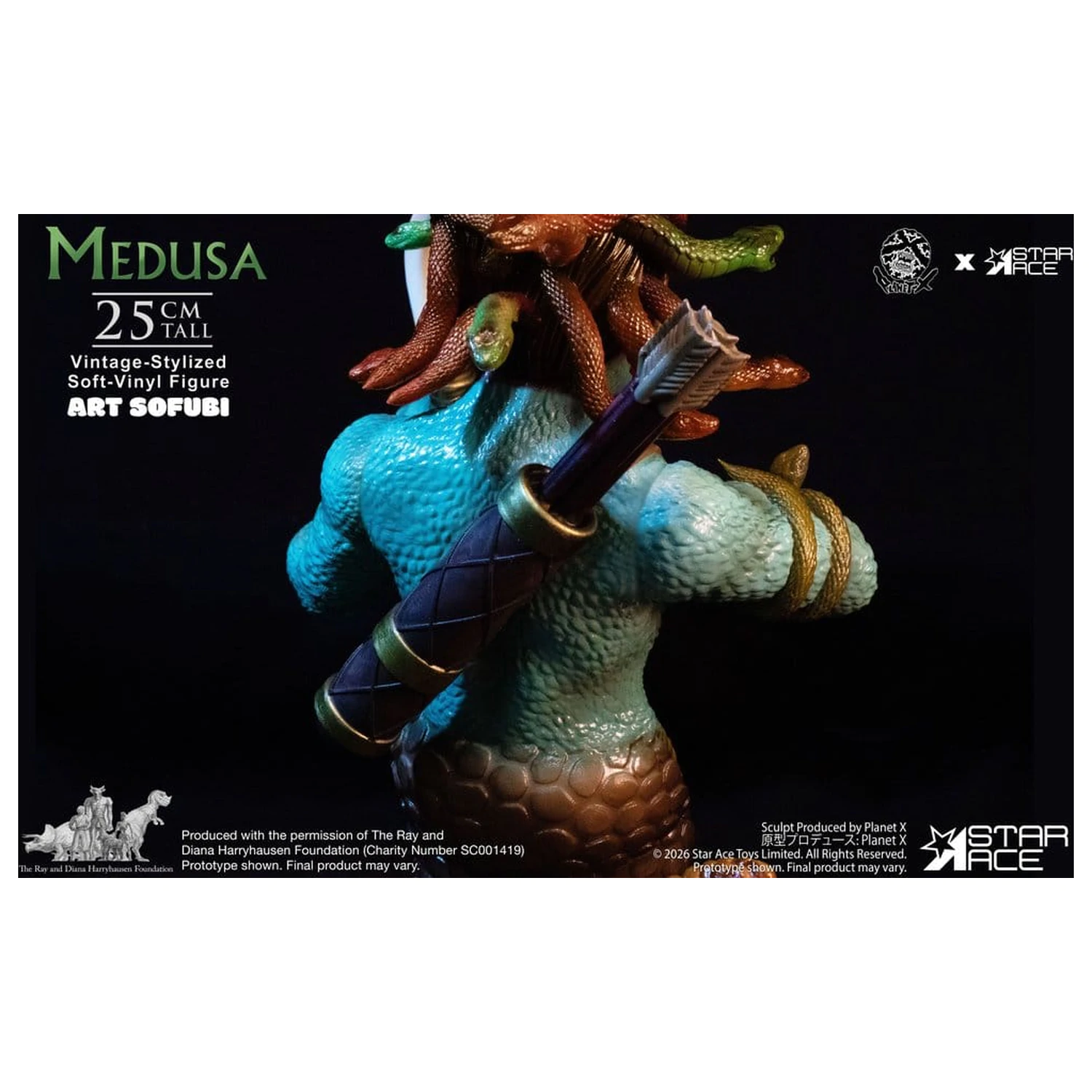 Ray Harryhausen Soft Vinyl Statuie Medusa (Vintage-Style) 25 cm poza produsului