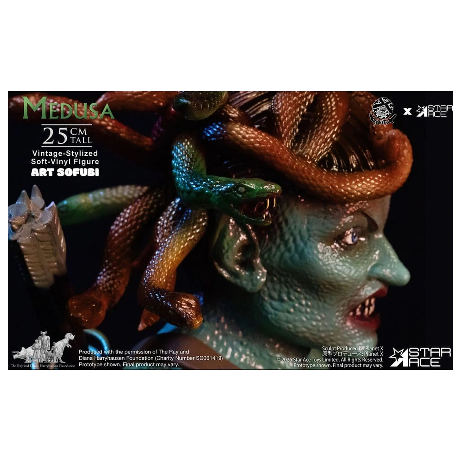 Ray Harryhausen Soft Vinyl Statuie Medusa (Vintage-Style) 25 cm poza produsului