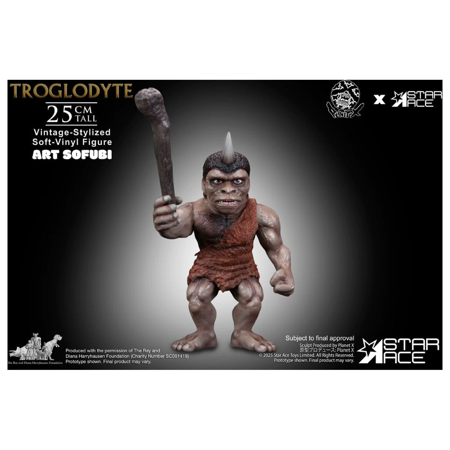 Ray Harryhausen Soft Vinyl Statuie Troglodit (Vintage-Style) 25 cm poza produsului