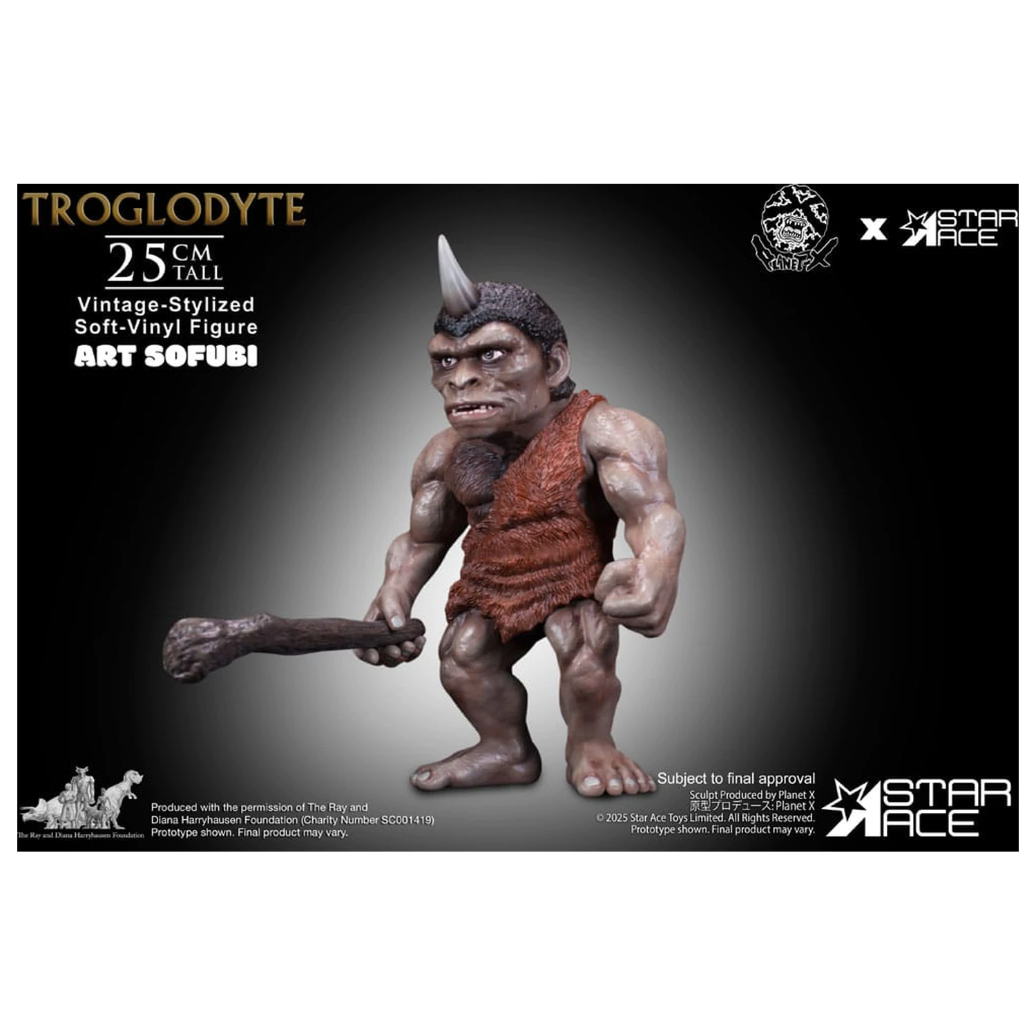Ray Harryhausen Soft Vinyl Statuie Troglodit (Vintage-Style) 25 cm poza produsului