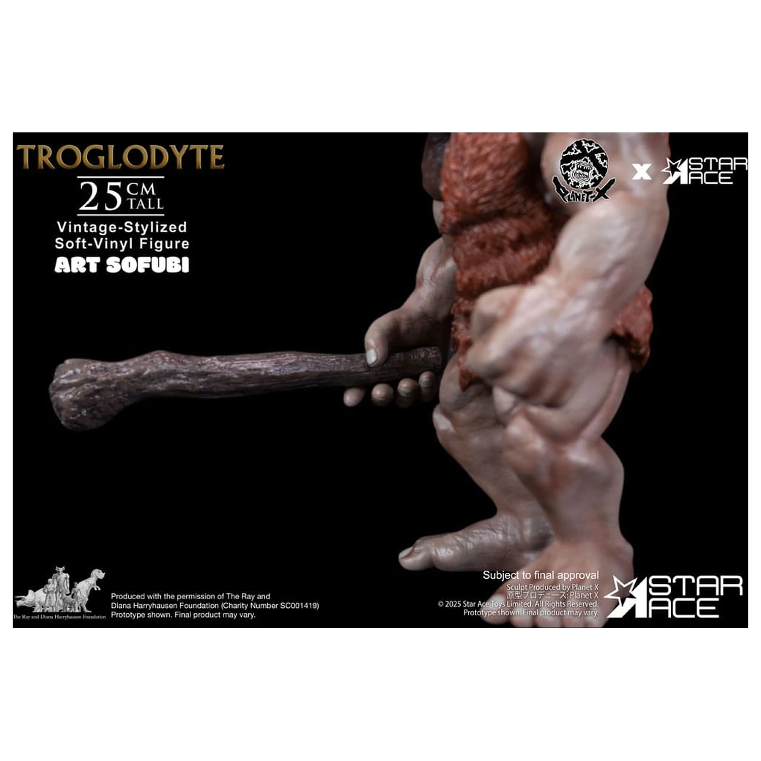 Ray Harryhausen Soft Vinyl Statuie Troglodit (Vintage-Style) 25 cm poza produsului