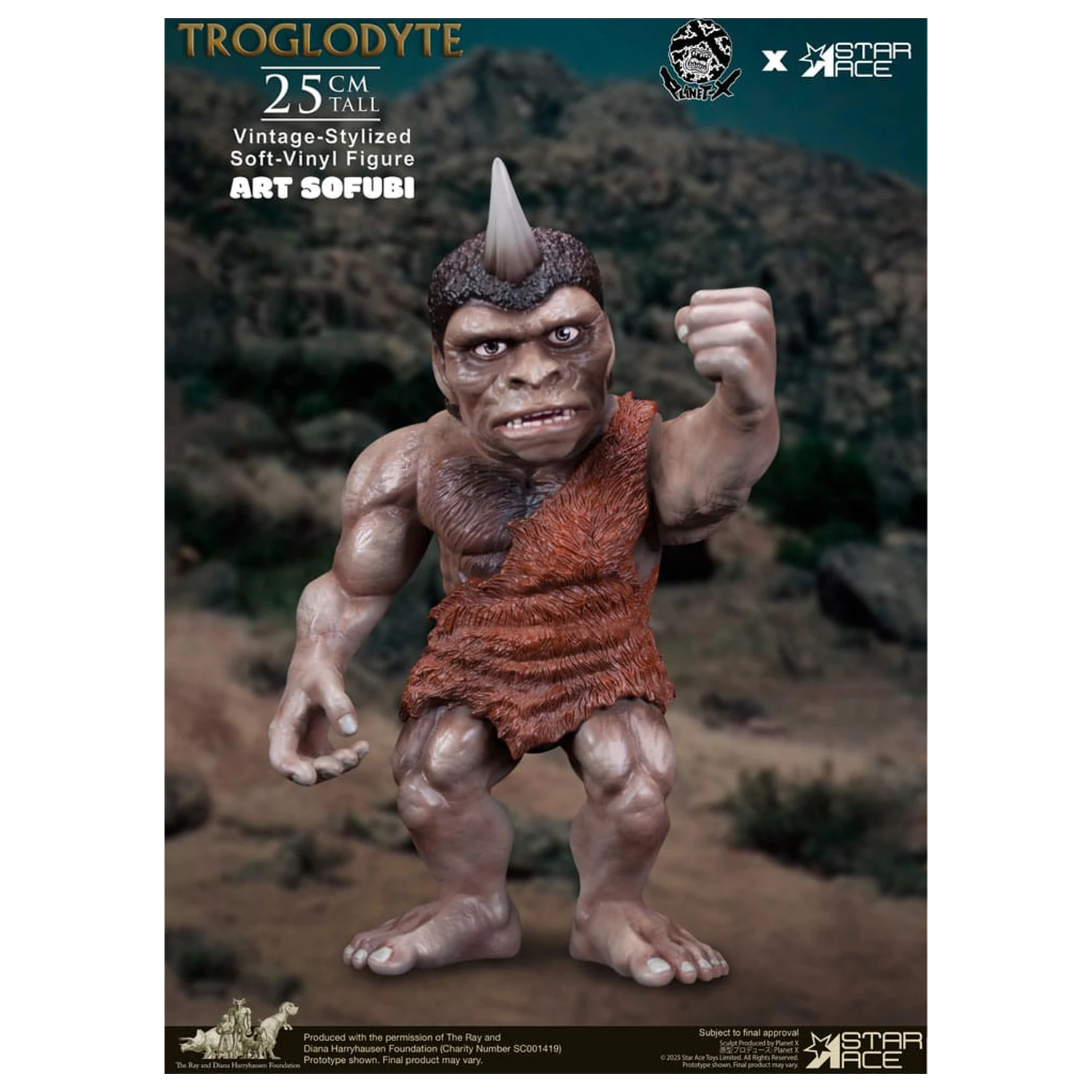 Ray Harryhausen Soft Vinyl Statuie Troglodit (Vintage-Style) 25 cm poza produsului